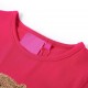 Vaikiški marškinėliai ilgomis rankovėmis, ryškiai rožiniai, 140 dydžio