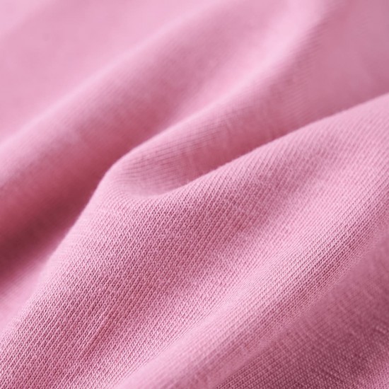 Vaikiški marškinėliai ilgomis rankovėmis, deginti rožiniai, 140 dydžio