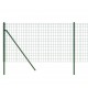 Vielinė tinklinė tvora, žalia, 1,1x10m, galvanizuotas plienas
