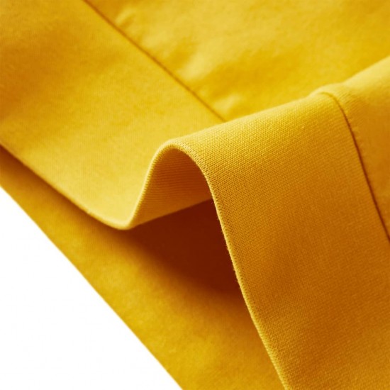 Vaikiškas sportinis megztinis, tamsiai geltonai rudas, 128 dydžio