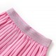 Vaikiškas klostuotas sijonas, rožinės spalvos, 140 dydžio