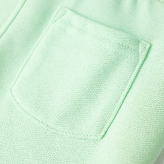 Vaikiškos sportinės kelnės, ryškiai žalios spalvos, 104 dydžio