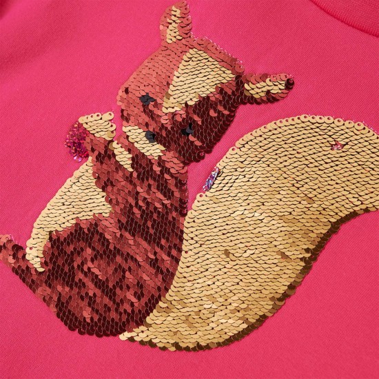 Vaikiškas sportinis megztinis, ryškiai rožinės spalvos, 104 dydžio