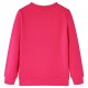 Vaikiškas sportinis megztinis, ryškiai rožinės spalvos, 128 dydžio