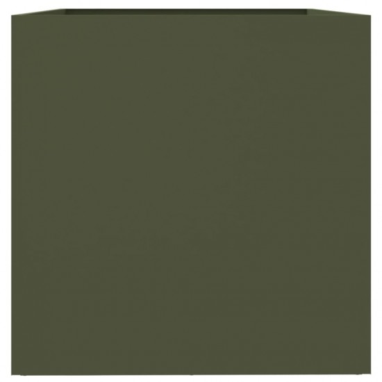 Lovelis, alyvuogių žalias, 62x47x46cm, šaltai valcuotas plienas