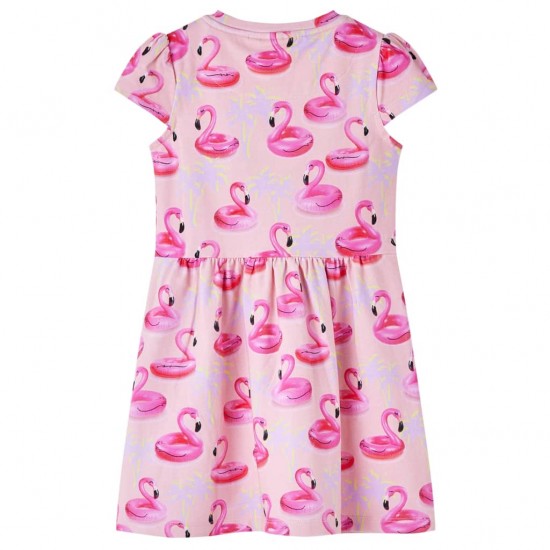 Vaikiška suknelė, šviesiai rožinės spalvos, 140 dydžio