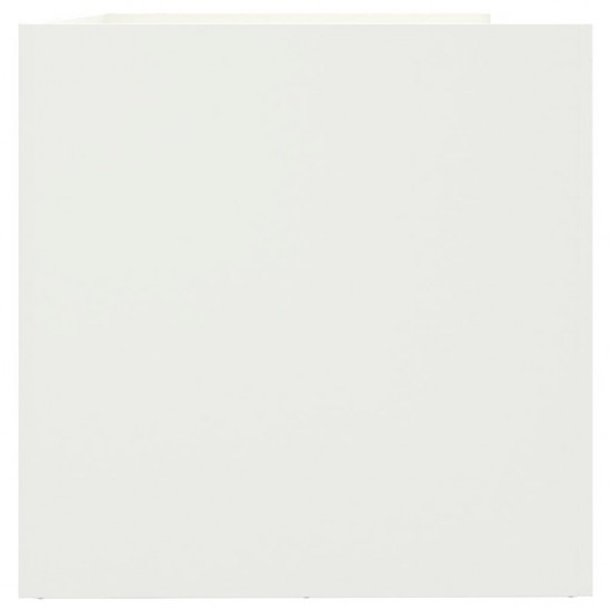 Lovelis, baltos spalvos, 62x40x39cm, šaltai valcuotas plienas