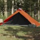 Vienvietė stovyklavimo palapinė, pilka/oranžinė, 255x153x130cm